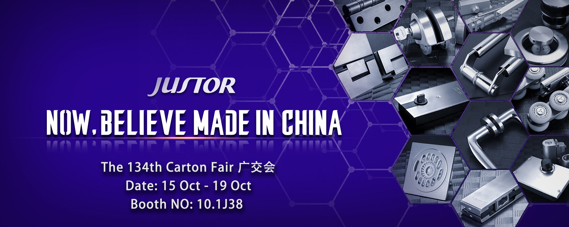 JUSTOR钱柜QG777 The 134th Canton Fair 广交会（广州）